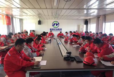 俊源石油組織開(kāi)展全廠(chǎng)停電、停水、停氣(汽)事故桌面推演